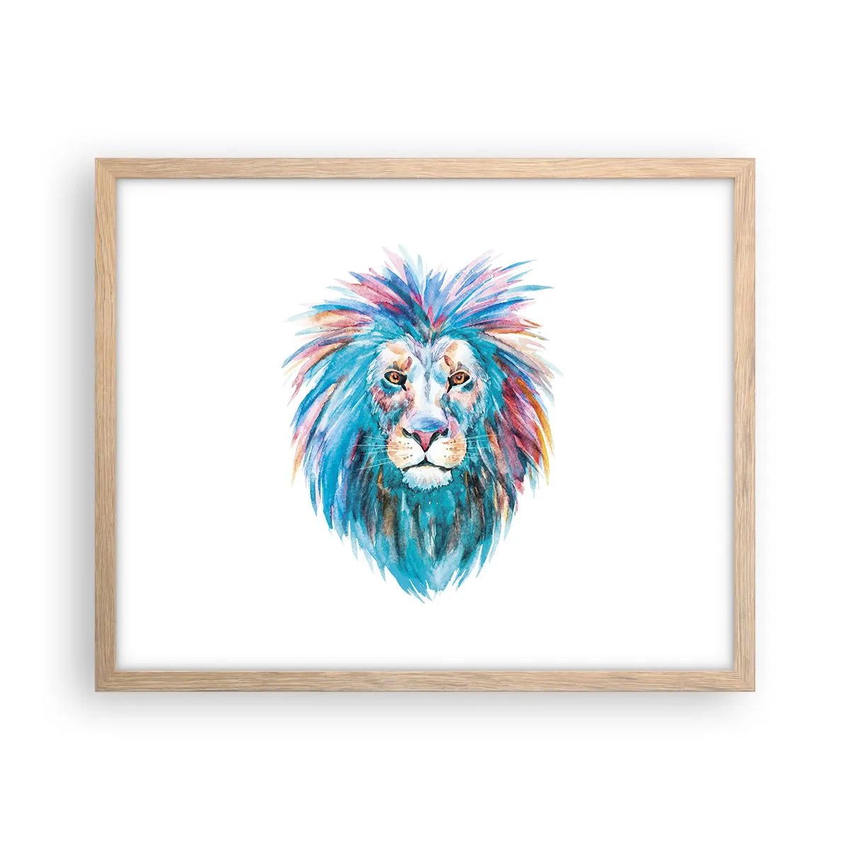 Poszter világos tölgy keretben - Felvillanyozó aura - 50x40 cm