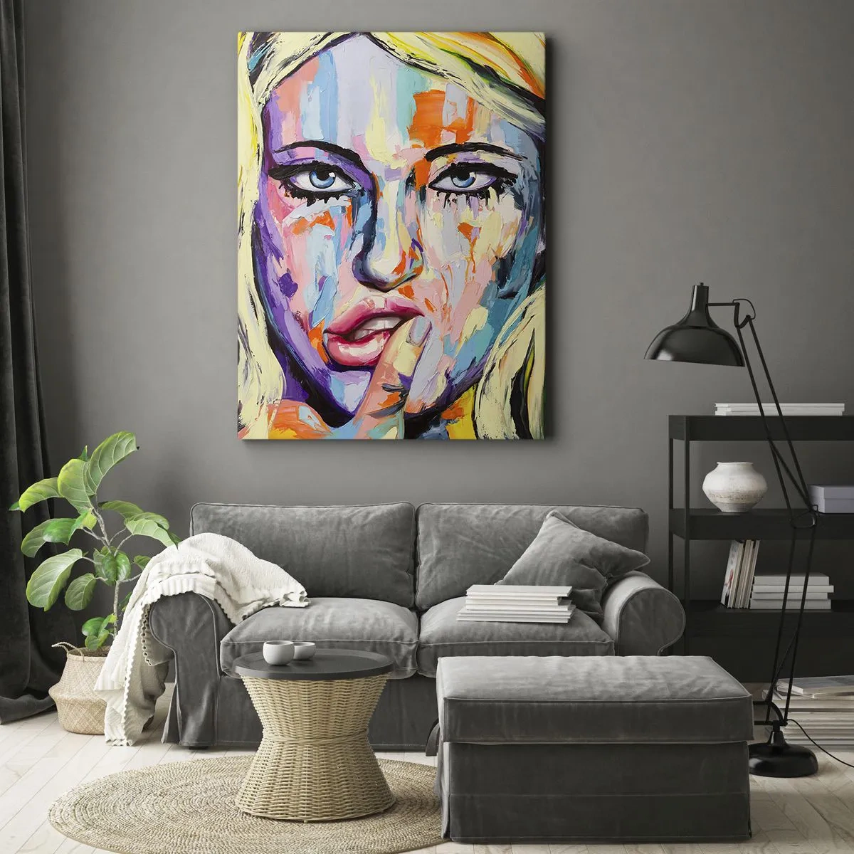 Vászonkép - Nézz egyenesen a szemébe - 50x70 cm