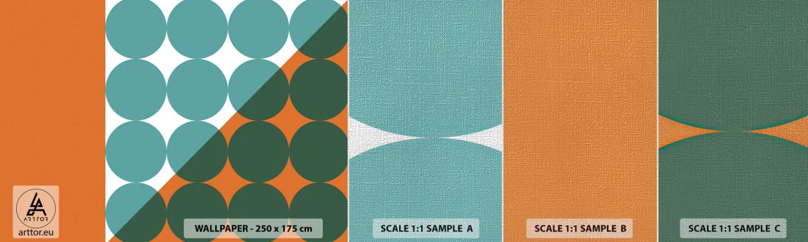 Fotótapéta Minta Premium Canvas - Felfelé és átlósan - Absztrakció, Darab, Grafika - 100x30 cm