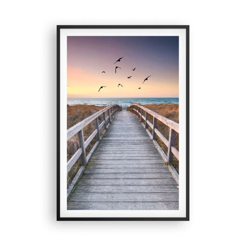 Poszter fehér keretben - Repülési tér - 61x91 cm