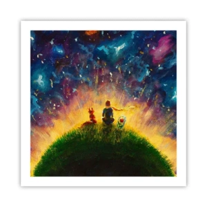 Poszter - Szerelem és barátság – az egész világ - 60x60 cm