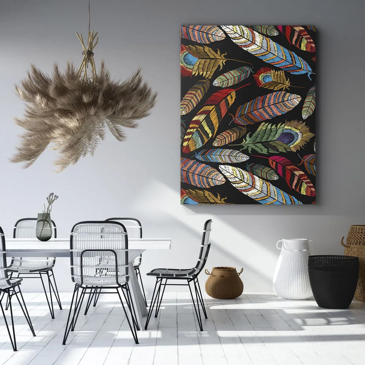 Vászonkép - A madárkarnevál - 45x80 cm