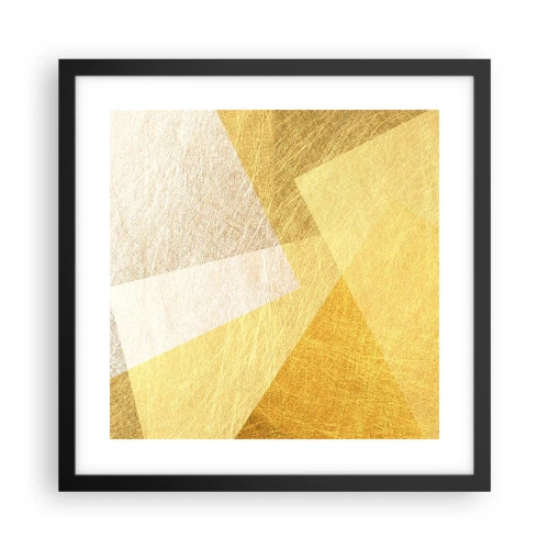 Poszter fehér keretben - A geometria időjárása - 40x40 cm