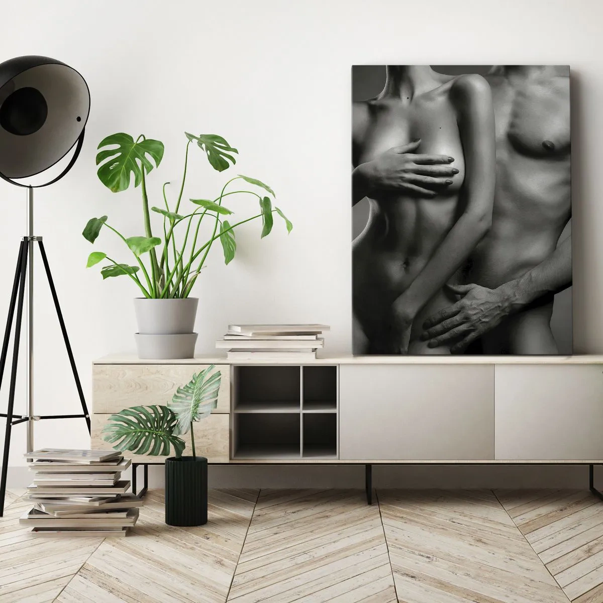 Vászonkép - Ádám és Éva - 50x70 cm