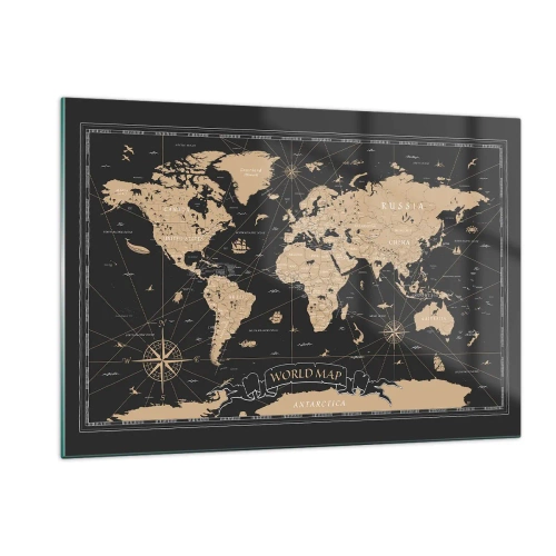Üveg kép - A világom határai - 120x80 cm