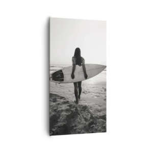 Vászonkép - Tengeri hullámok lánya - 65x120 cm