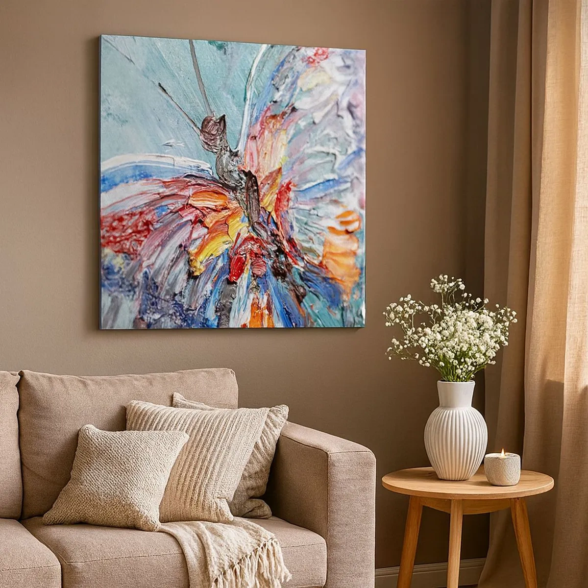 Vászonkép - A természet által festett - 30x30 cm