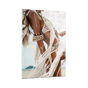 Üveg kép - A nap papnője - 50x70 cm