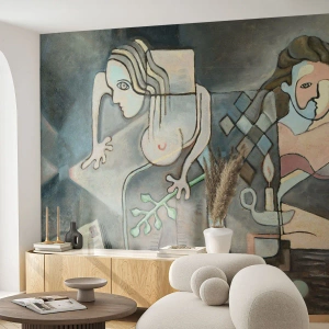 Öntapadós Fotótapéta Deluxe Sticker - Lélek és matéria mozaikja - Absztrakció, Kubizmus, Emberek - 500x350 cm