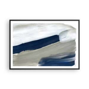 Poszter fehér keretben - Találkozás a fehérrel - 100x70 cm