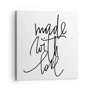 Vászonkép - A legjobb márka - 70x70 cm