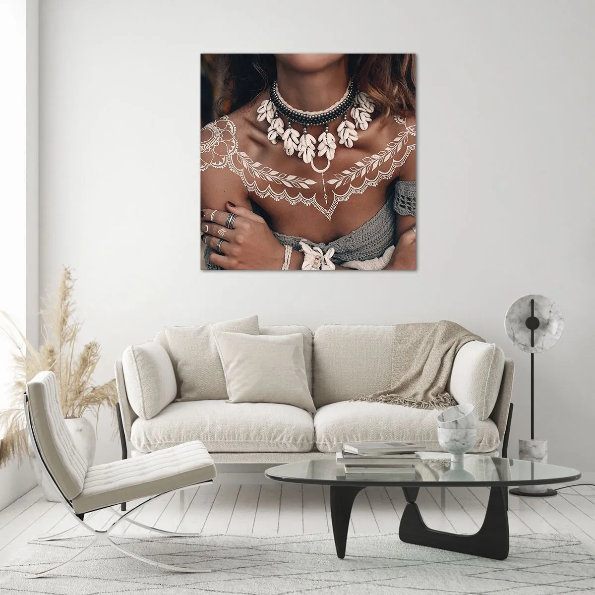 Üveg kép - Talizmánok, a nőiesség rituáléi - 60x60 cm