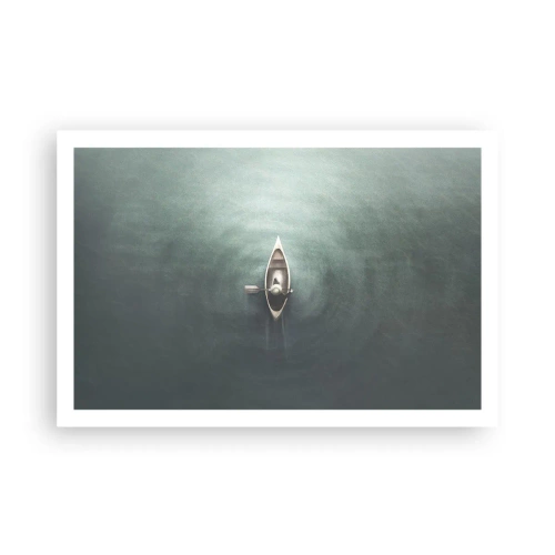 Poszter - Egy holdfényes tavon át - 91x61 cm