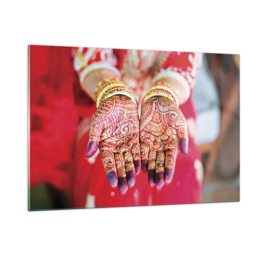 Üveg kép - Szerencsére elkészült - 120x80 cm