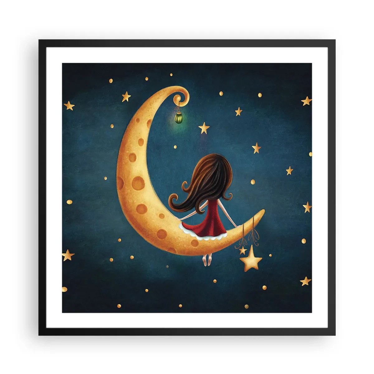 Poszter fehér keretben - Egyszer volt… - 60x60 cm