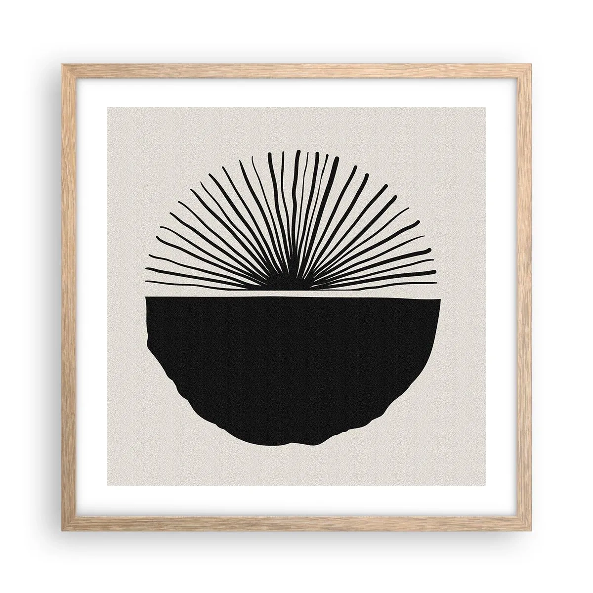 Poszter világos tölgy keretben - A lehetőségek tárháza - 50x50 cm