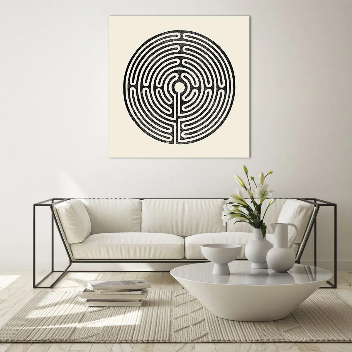 Üveg kép - Titokzatos rend - 60x60 cm