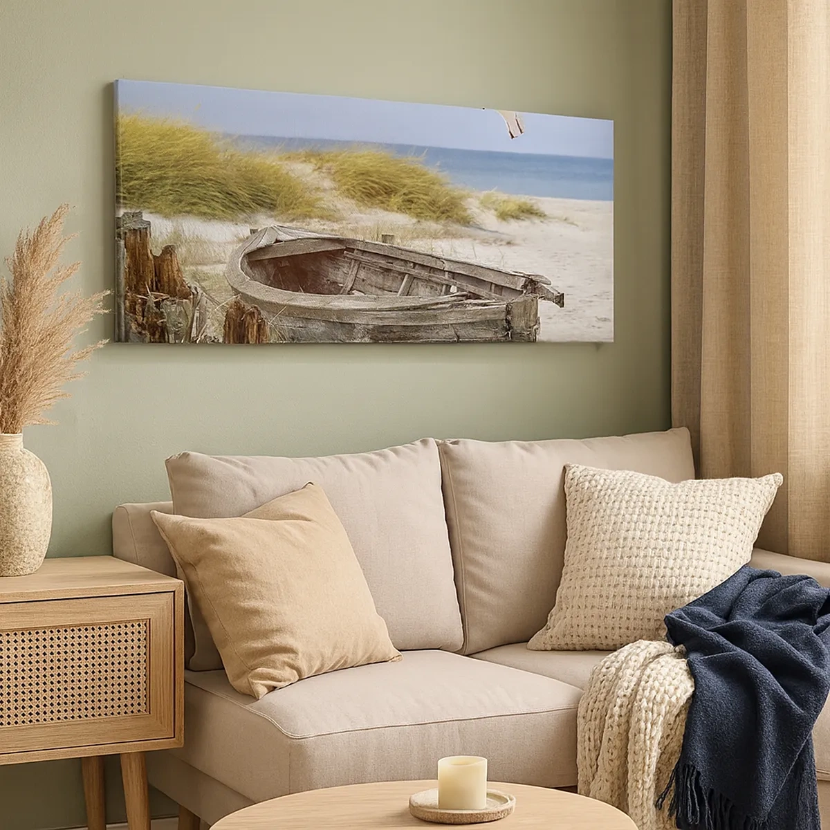 Vászonkép - Szélben fürödve - 30x30 cm