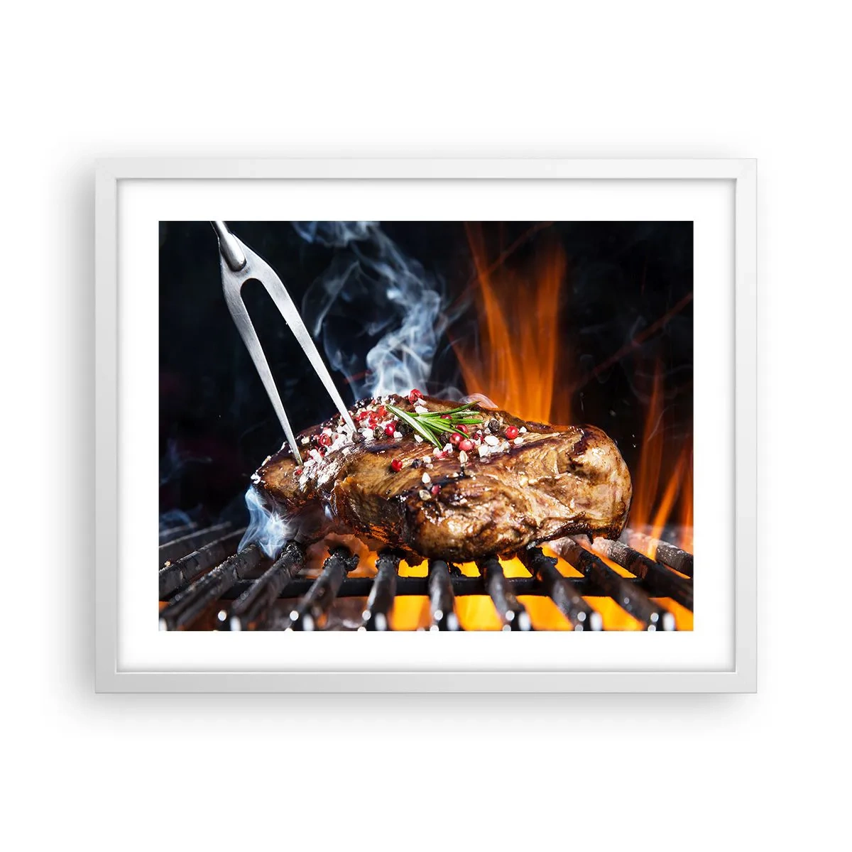 Poszter fekete keretben - Lédús és illatos - 50x40 cm