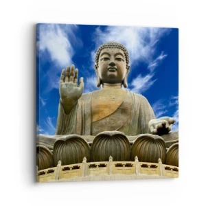 Vászonkép - Élj félelem nélkül - 30x30 cm