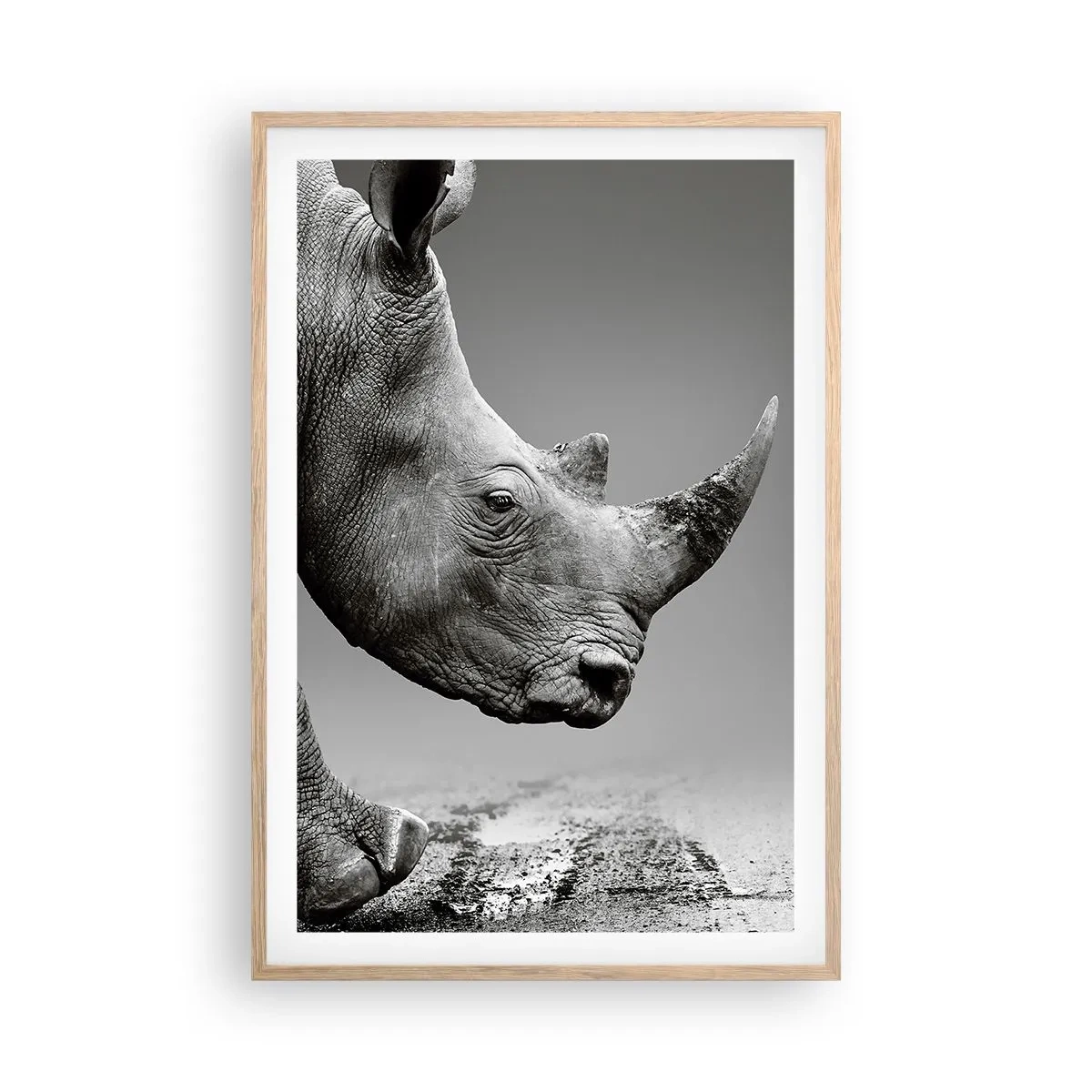 Poszter világos tölgy keretben - Megállíthatatlan erő - 61x91 cm