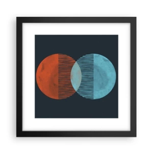 Poszter fehér keretben - Csillagászati fantázia - 30x30 cm