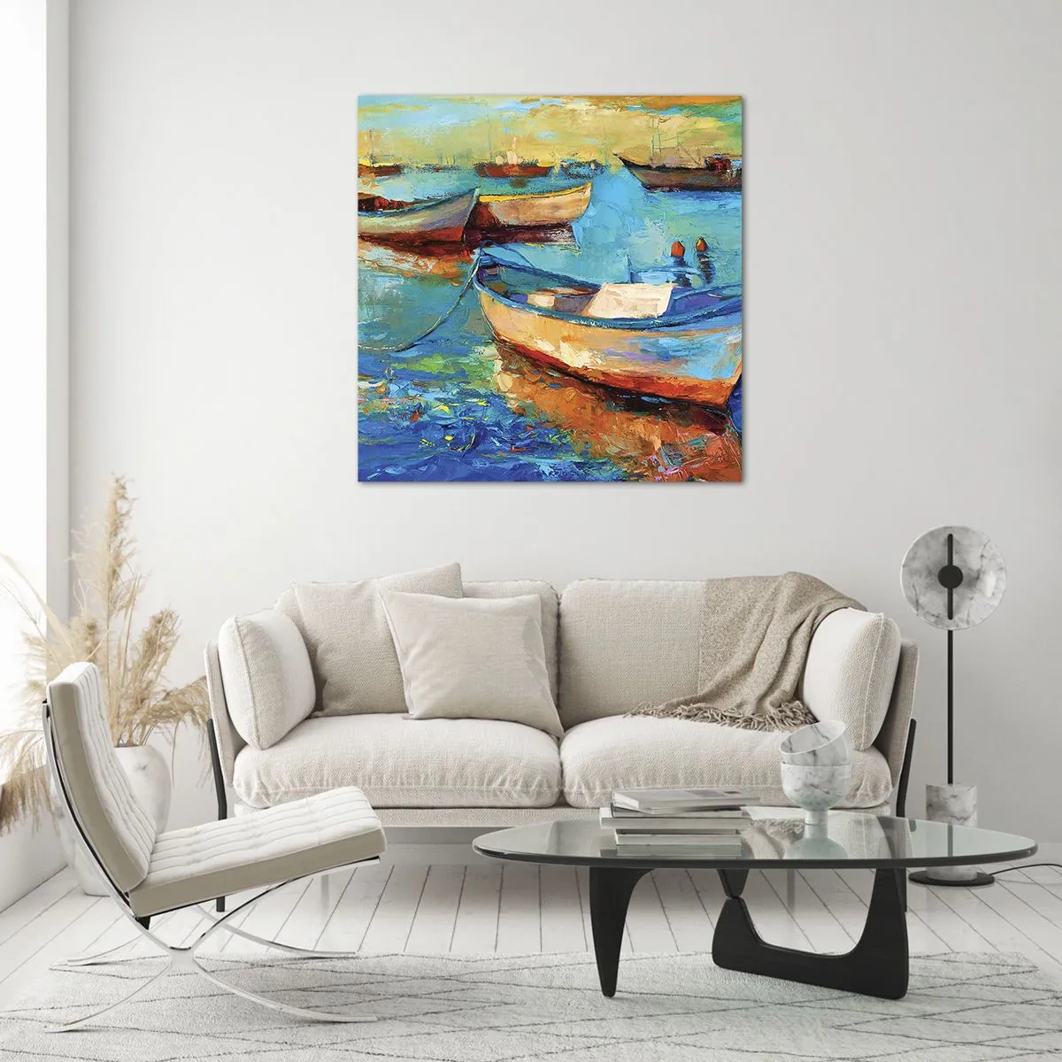 Üveg kép - A déli öbölben - 70x70 cm