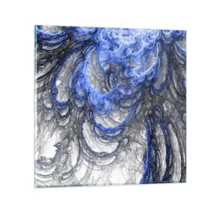 Üveg kép - Egy hullám születése - 60x60 cm