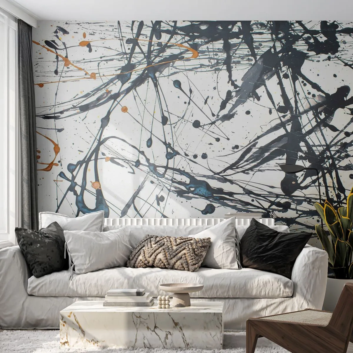 Fotótapéta Premium Canvas - Expresszionista absztrakció - Absztrakció, Darab, Művészeti - 250x175 cm