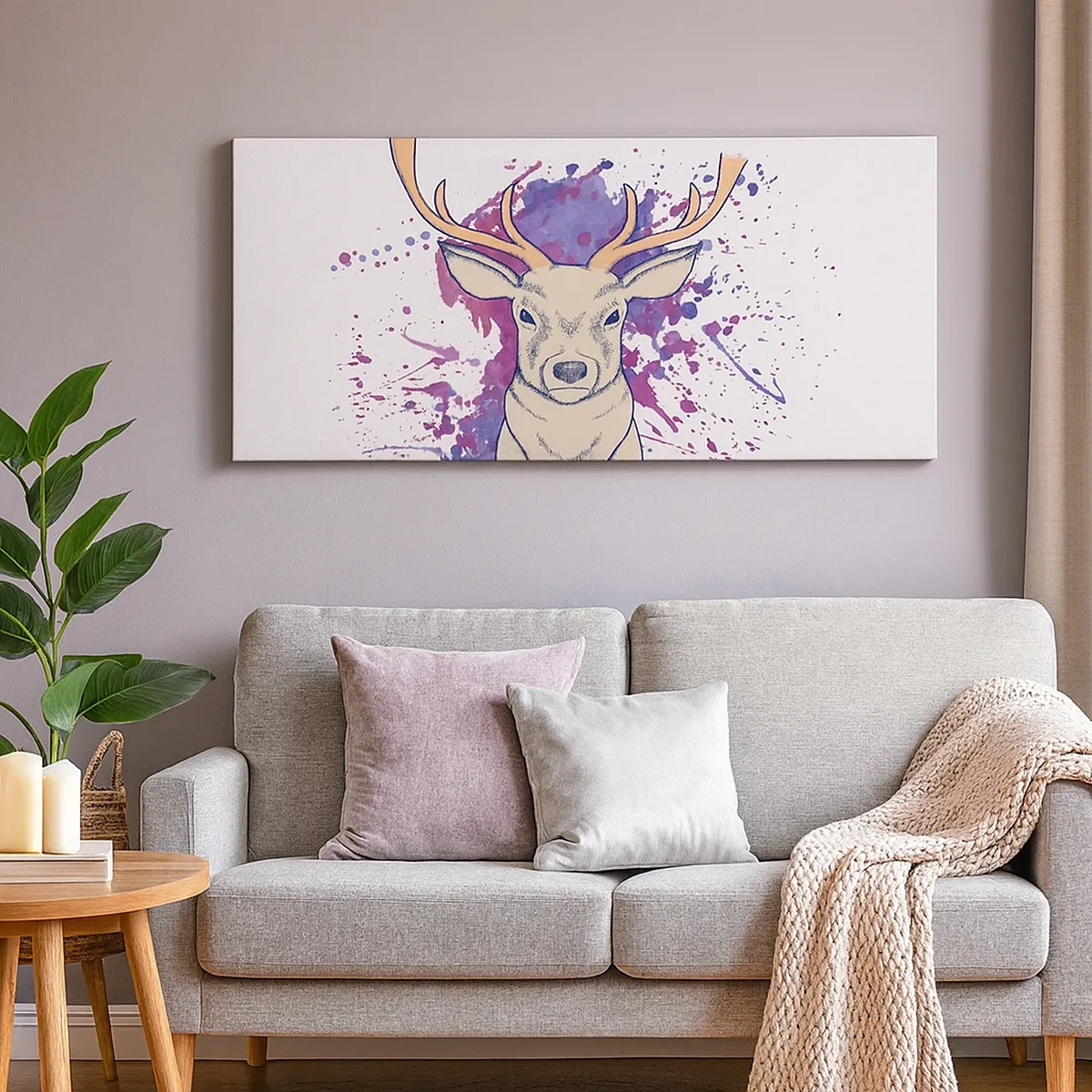 Vászonkép - Bátorság és egyensúly - 30x30 cm