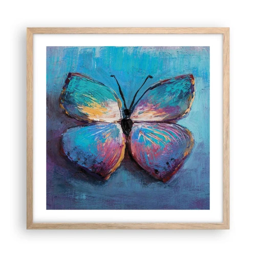 Poszter világos tölgy keretben - Teljes pompájában - 50x50 cm