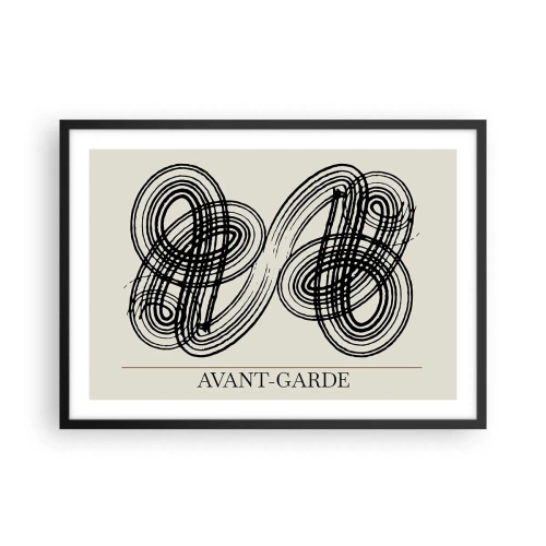 Poszter fehér keretben - Spontán jött ki - 70x50 cm