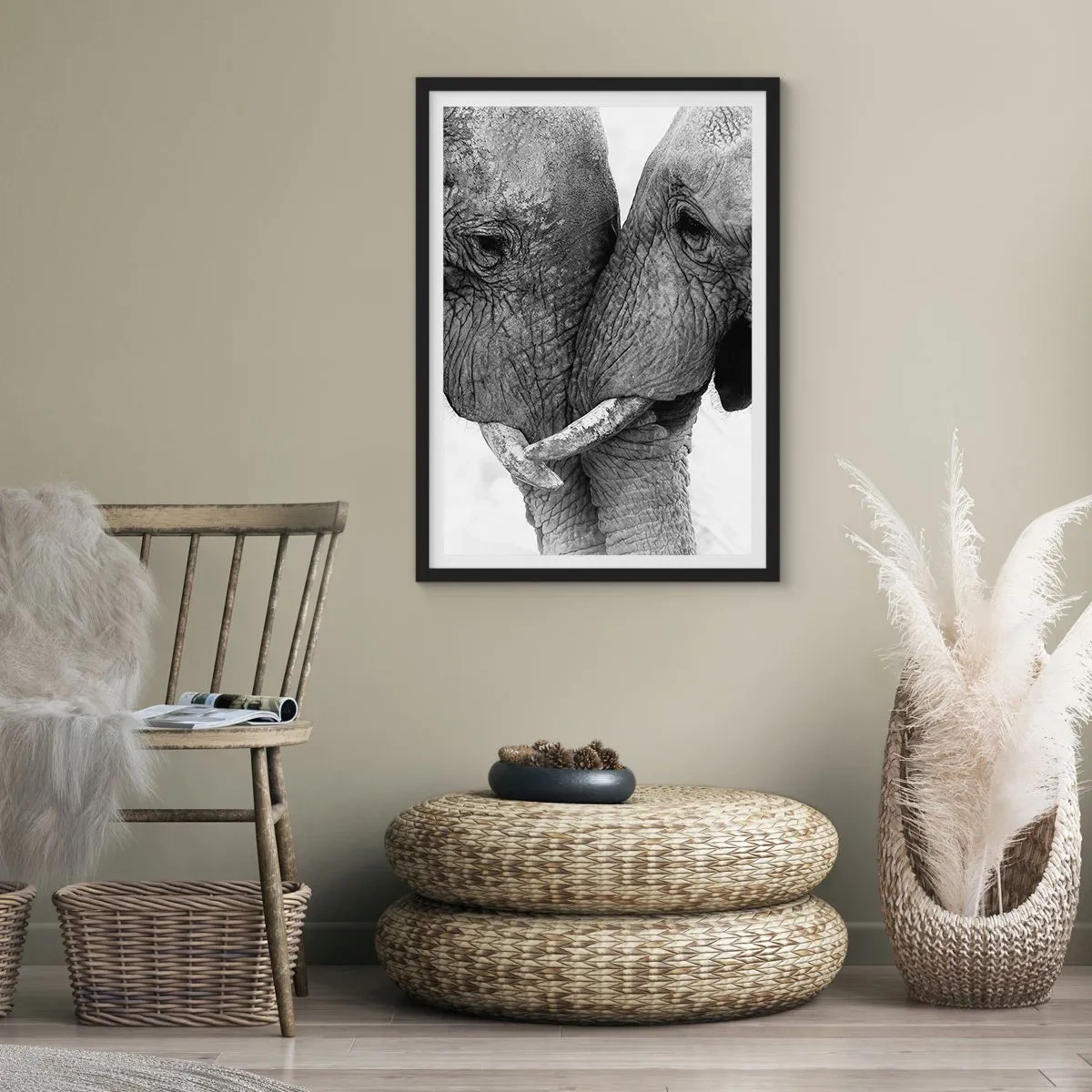 Poszter fehér keretben - Szívélyes vallomás - 40x50 cm