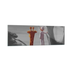 Üveg kép - Ez tényleg történik - 160x50 cm