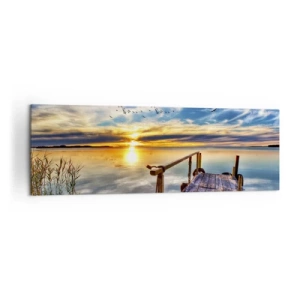 Vászonkép - Megnyugszik a szél - 160x50 cm