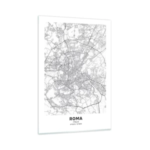 Üveg kép - Római kör - 80x120 cm