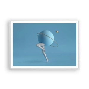 Poszter fekete keretben - És a bolygók megbolondulnak - 100x70 cm