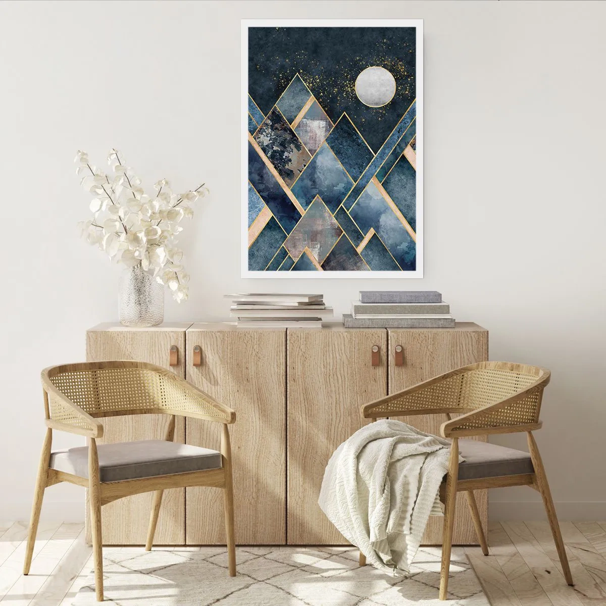 Poszter - Geometriai táj - 30x40 cm