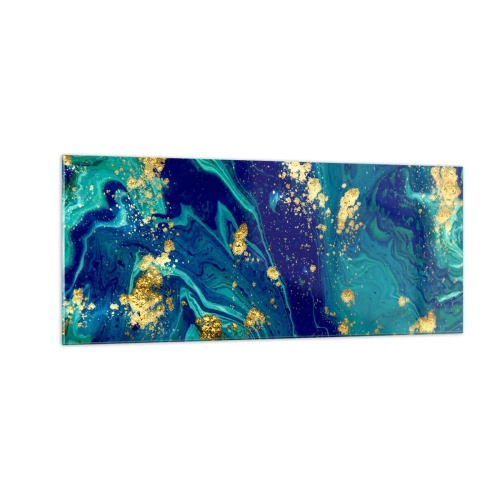 Üveg kép - Nap pelyhek - 100x40 cm