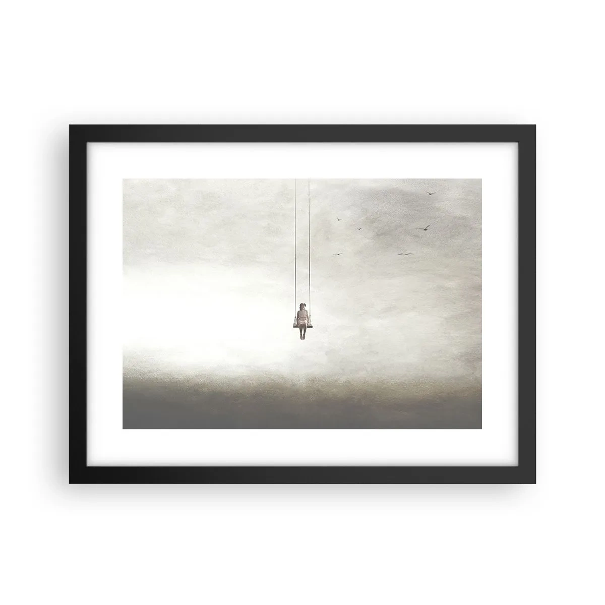 Poszter fehér keretben - A bennünk lévő gyerek - 40x30 cm