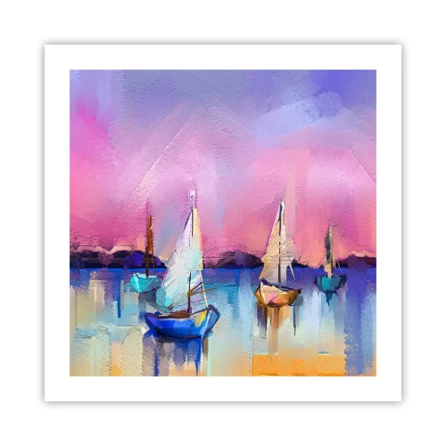 Poszter - Irány: széles vizek - 50x50 cm