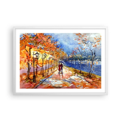 Poszter fekete keretben - Együtt az idő határáig - 70x50 cm