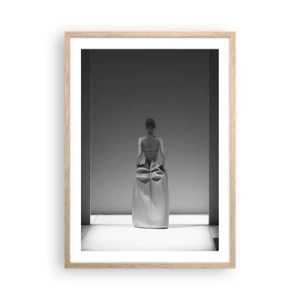 Poszter világos tölgy keretben - Kifinomult egyszerűség - 50x70 cm