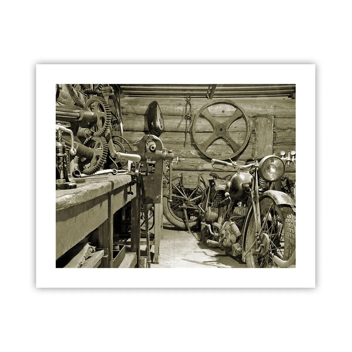 Poszter - Władek bácsi fészerében - 50x40 cm