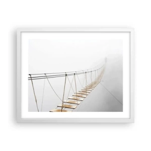 Poszter fekete keretben - Hová vezet? - 50x40 cm