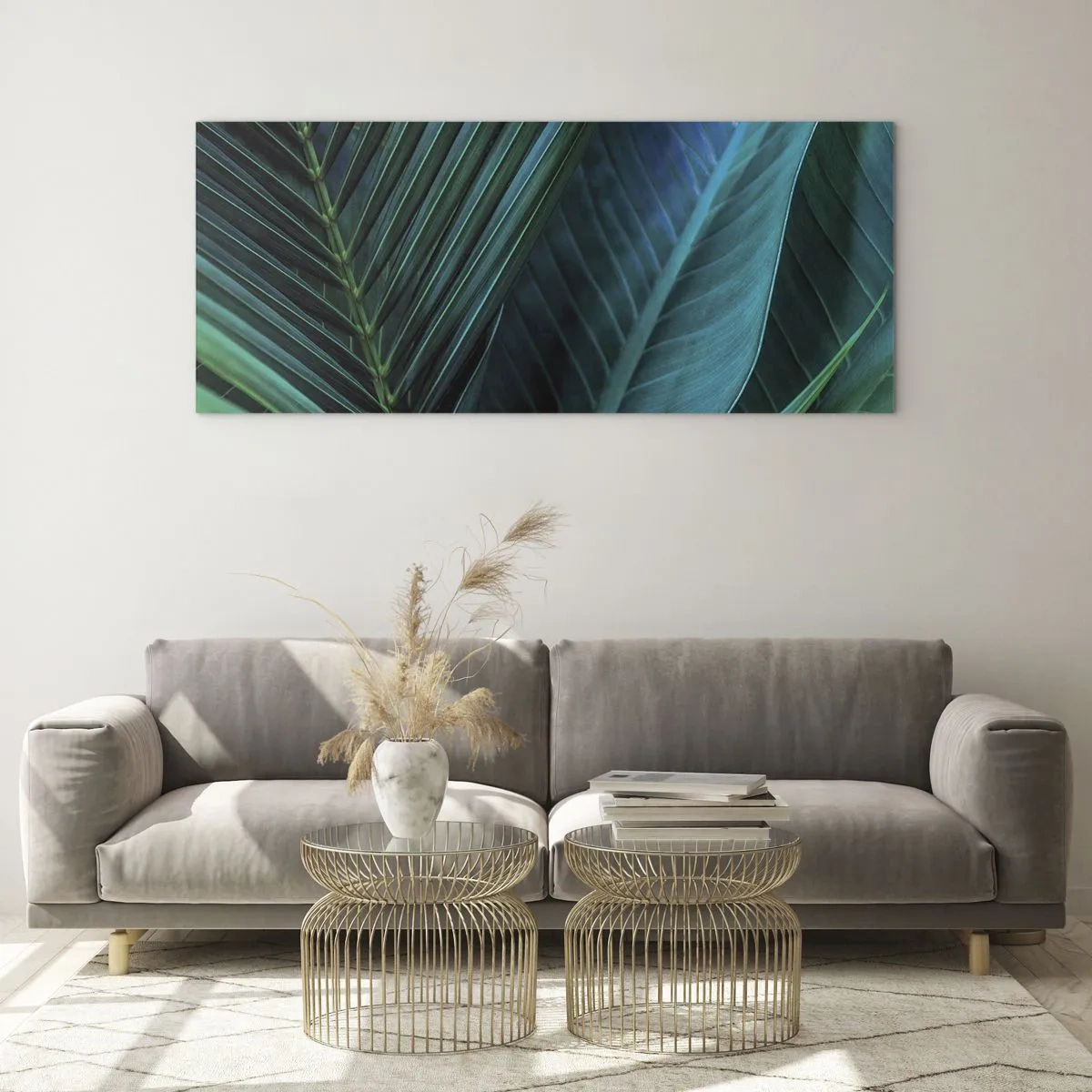 Üveg kép - A zöld anatómiája - 90x30 cm