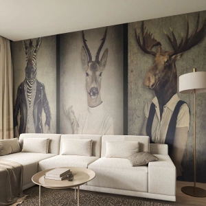 Fotótapéta Premium Sand - Beszéljenek a gesztusok - Absztrakció, Fantázia, Borda - 250x175 cm