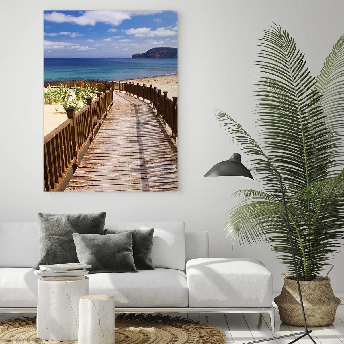 Üveg kép - Vigyél el a boldog szigetekre - 50x70 cm