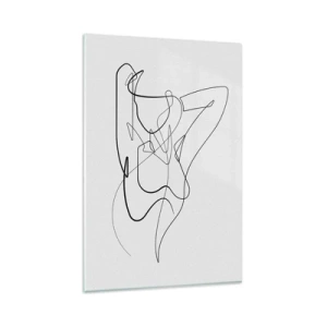 Üveg kép - Milyen vagy igazán…. - 80x120 cm