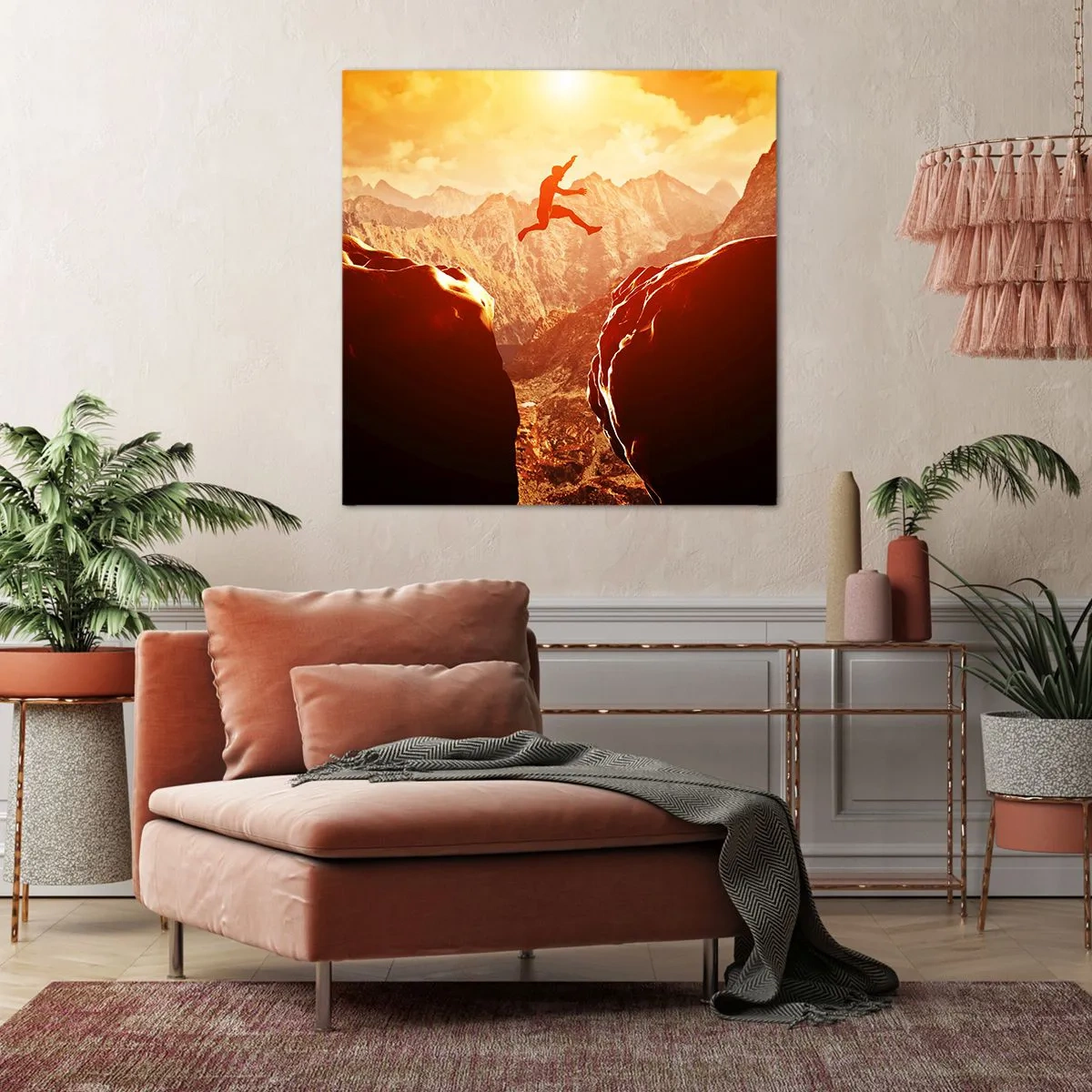 Vászonkép - Átlépve a határokat - 40x40 cm